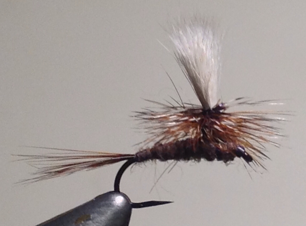 Parachute Adams fly pattern